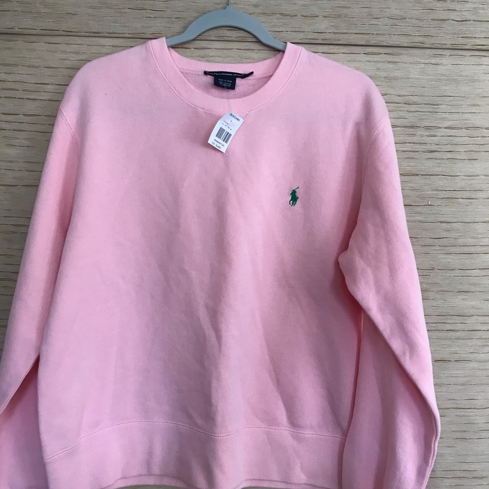 Women’s Ralph Lauren/Polo Pink sweatshirt XL